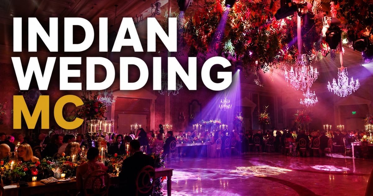 Indian wedding MC